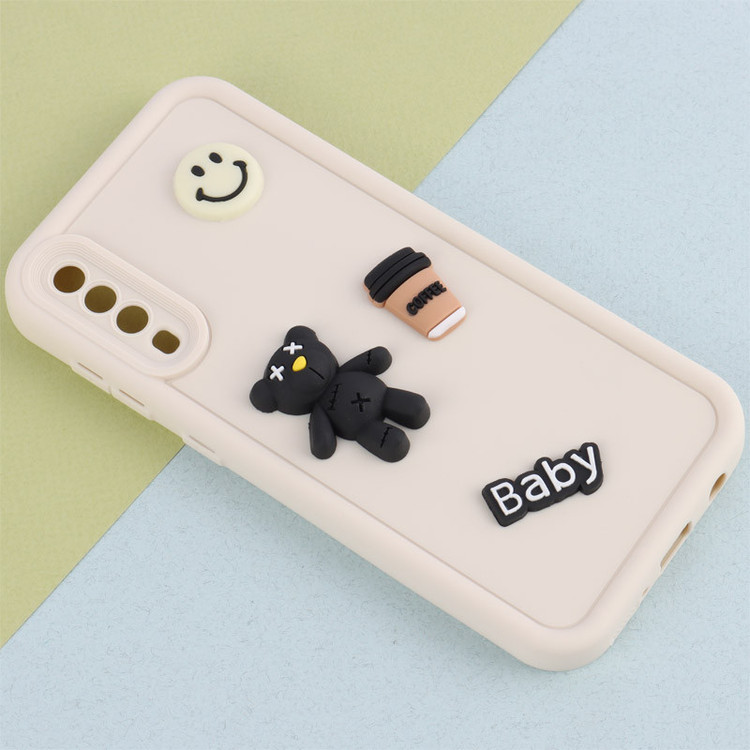 قاب سیلیکونی Fashion Case عروسک برجسته ریز محافظ لنزدار Samsung Galaxy A30s / A50 / A50s