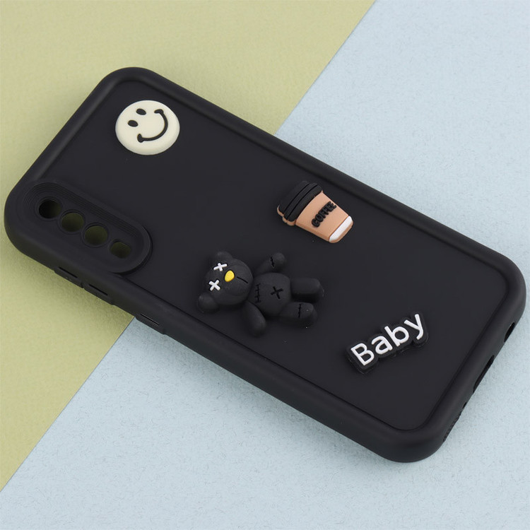 قاب سیلیکونی Fashion Case عروسک برجسته ریز محافظ لنزدار Samsung Galaxy A30s / A50 / A50s