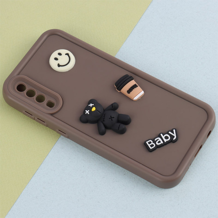 قاب سیلیکونی Fashion Case عروسک برجسته ریز محافظ لنزدار Samsung Galaxy A30s / A50 / A50s