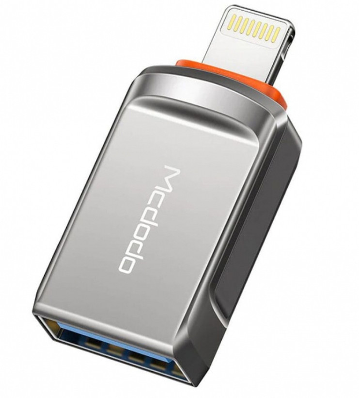 مبدل (اورجینال) اوتیجی آیفون یواسبی به لایتنینگ مکدودو MCDODO OTG USB-A 3.0 To Lightning Mini OTG Adapter OT-8600