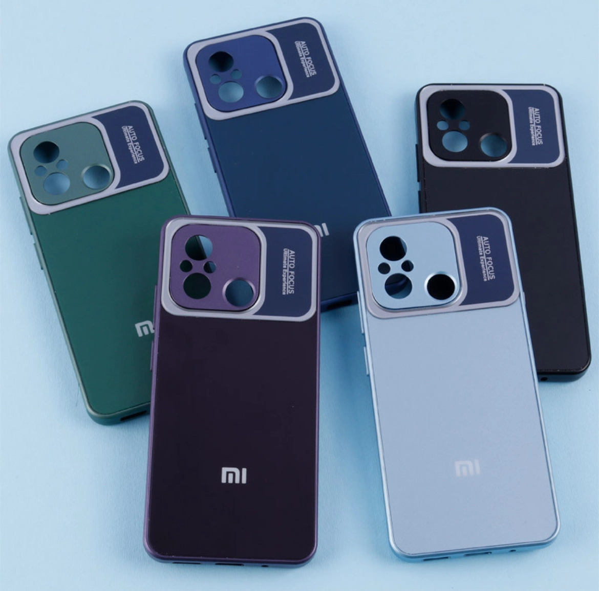 قاب PVD Auto Focus محافظ لنزدار Xiaomi Redmi 12C - بنفش