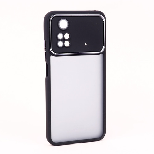 قاب PC متال ایرون مات محافظ لنزدار Xiaomi Poco M4 Pro