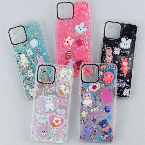 قاب آکواریومی Casetify عروسکی برجسته محافظ لنزدار Xiaomi Redmi A2