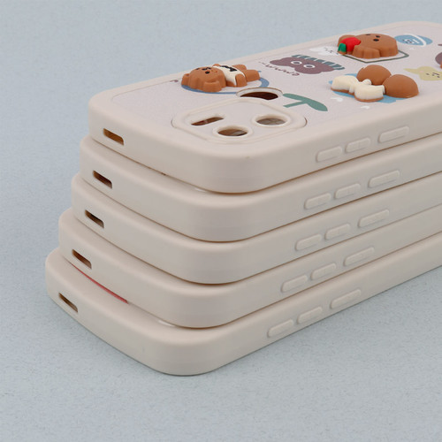 قاب طرحدار عروسکی برجسته محافظ لنزدار Xiaomi Redmi A1 Plus