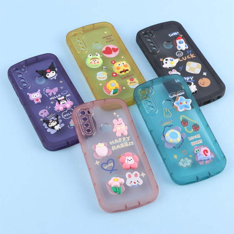 قاب Fashion Case عروسک برجسته محافظ لنزدار Xiaomi Redmi Note 8
