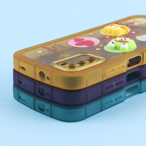 قاب Fashion Case عروسک برجسته محافظ لنزدار Xiaomi Poco M3
