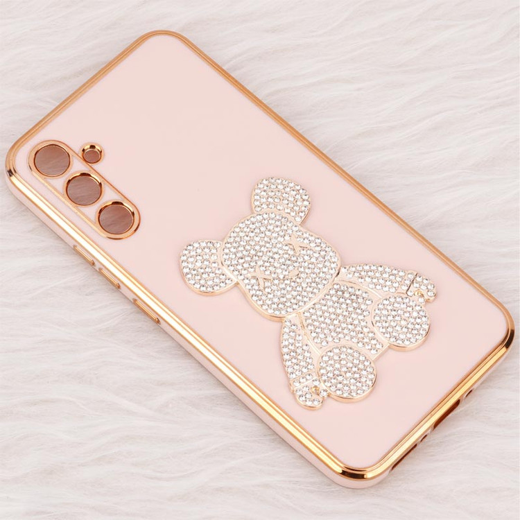قاب My Case Power Bear نگین دار محافظ لنزدار Samsung Galaxy A34