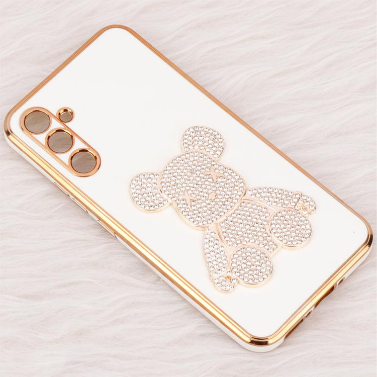 قاب My Case Power Bear نگین دار محافظ لنزدار Samsung Galaxy A34