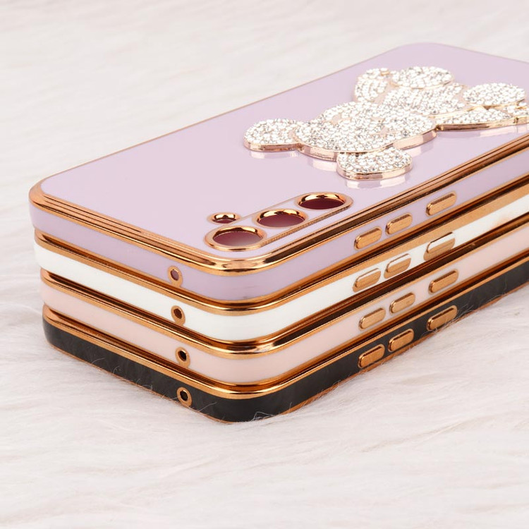قاب My Case Power Bear نگین دار محافظ لنزدار Samsung Galaxy A34