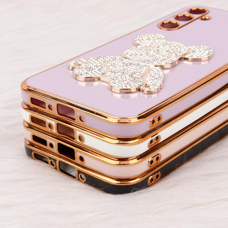 قاب My Case Power Bear نگین دار محافظ لنزدار Samsung Galaxy A34