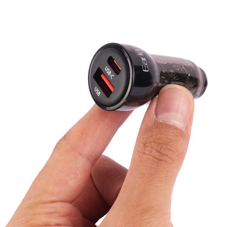 شارژر اورجینال 100درصد فندکی فست شارژ Earldom ES-CC31 3A QC 30W