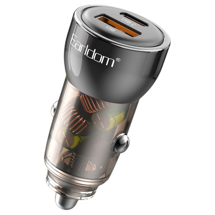 شارژر اورجینال 100درصد فندکی فست شارژ Earldom ES-CC31 3A QC 30W
