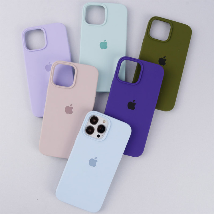 قاب سیلیکونی زیربسته اصلی ضد جوهر ولک iPhone 13 Pro Max