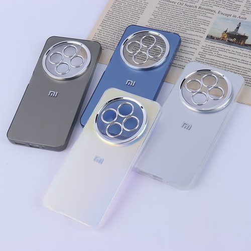 قاب PC شیائومی Redmi 14C / Poco C75/REDMIA4 براق متال محافظ لنزدار