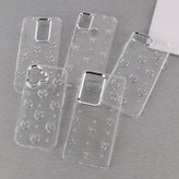 قاب اکلیلی طرح مروارید دور محافظ لنز متال سامسونگSamsung Galaxy A12 (A125) / Galaxy M12