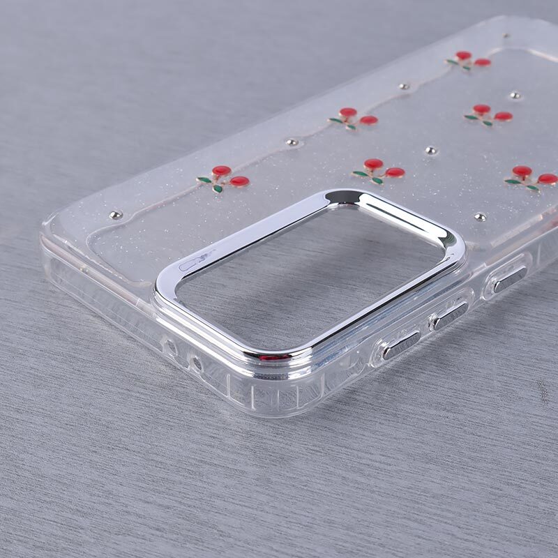 قاب اکلیلی طرح مروارید دور محافظ لنز متال سامسونگSamsung Galaxy A12 (A125) / Galaxy M12