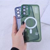 قاب Sensory دور محافظ متال طرح مگ سیف محافظ لنزدارXiaomi Poco X7 Pro