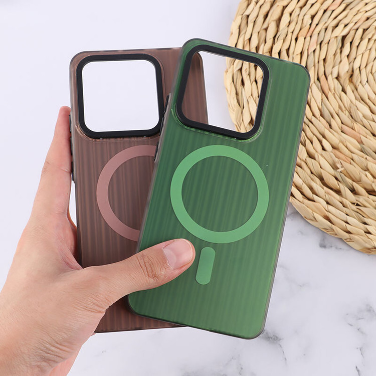 قاب کرکره ای طرح مگ سیف دور محافظ لنز مشکیXiaomi Poco X7 Pro