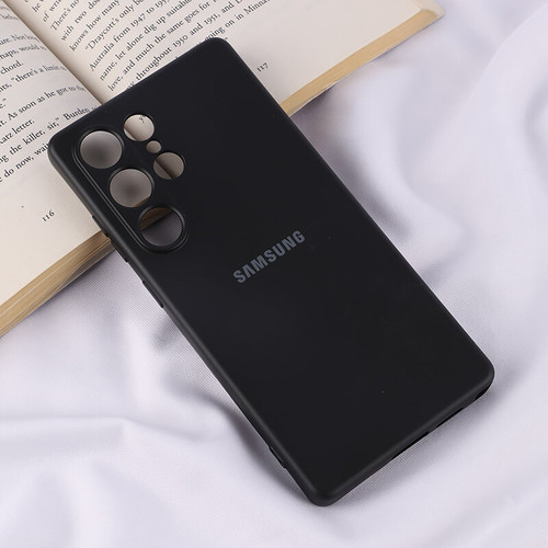 قاب سیلیکونی Highcopy محافظ لنزدار Samsung Galaxy A22 4G / Galaxy M22 / Galaxy M32 4G - مشکی