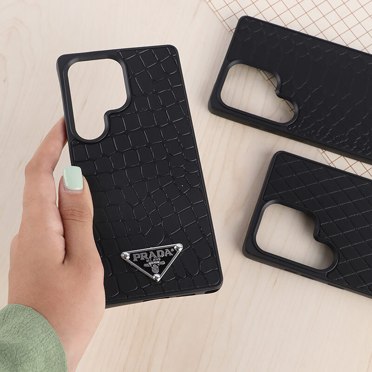 قاب چرمی ژله ای طرح Prada Samsung Galaxy A06