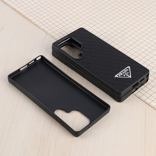 قاب چرمی ژله ای طرح Prada Samsung Galaxy A20 / A30