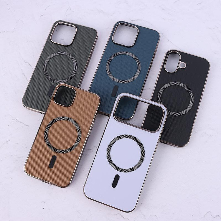 قاب مگ سیف طرح دار دور براق Apple iPhone 16 Pro Max