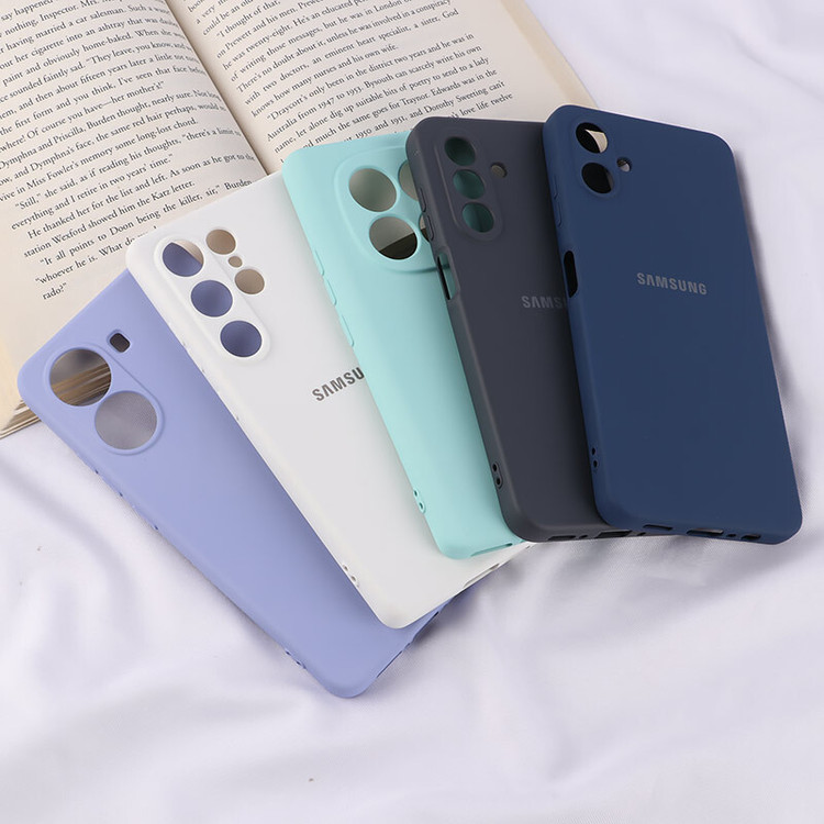 قاب سیلیکونی محافظ لنزدار Samsung Galaxy S24 FE -مشکی