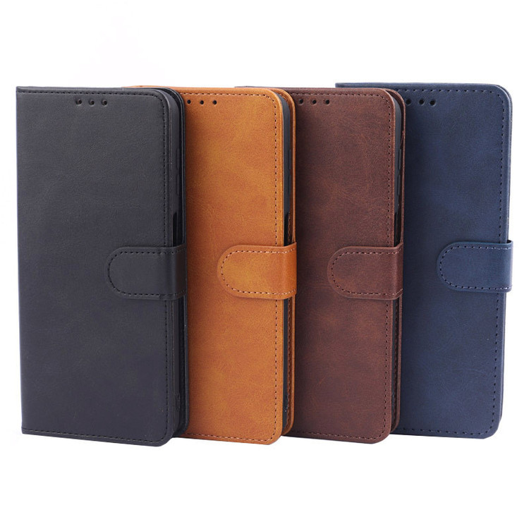 کیف چرمی مگنتی محافظ لنزدار Xiaomi Redmi Note 8 Pro - مشکی